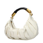 Beige Leather Handbag