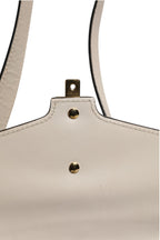 White Calfskin Leather Sylvie Crossbody Bag