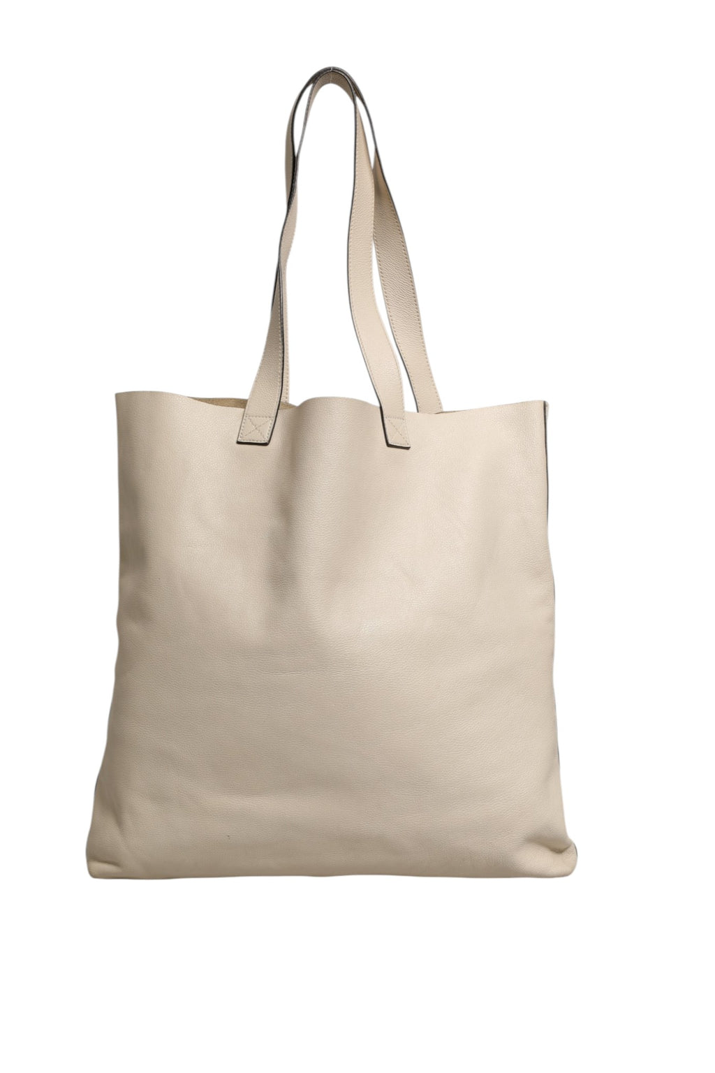 White Web Sherry Logo Print Tote Bag