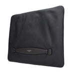 Gray Fabric Clutch Bag