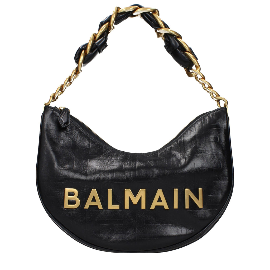 Black Leather Shoulder Bag