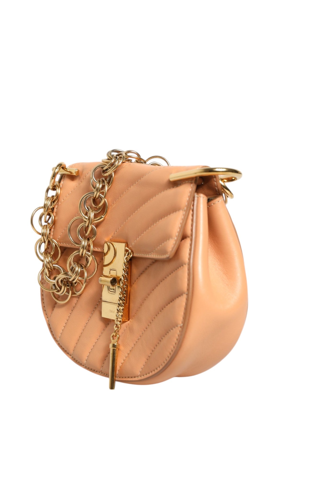 Quilted Calfskin Leather Drew Bijou Shoulder Bag