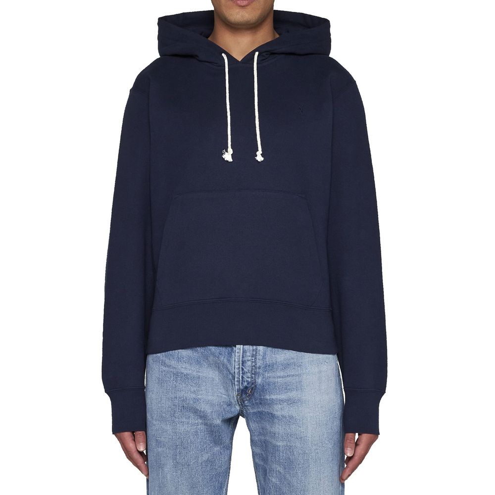 Blue Cotton Sweatshirt