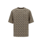 Brown Silk T-Shirt