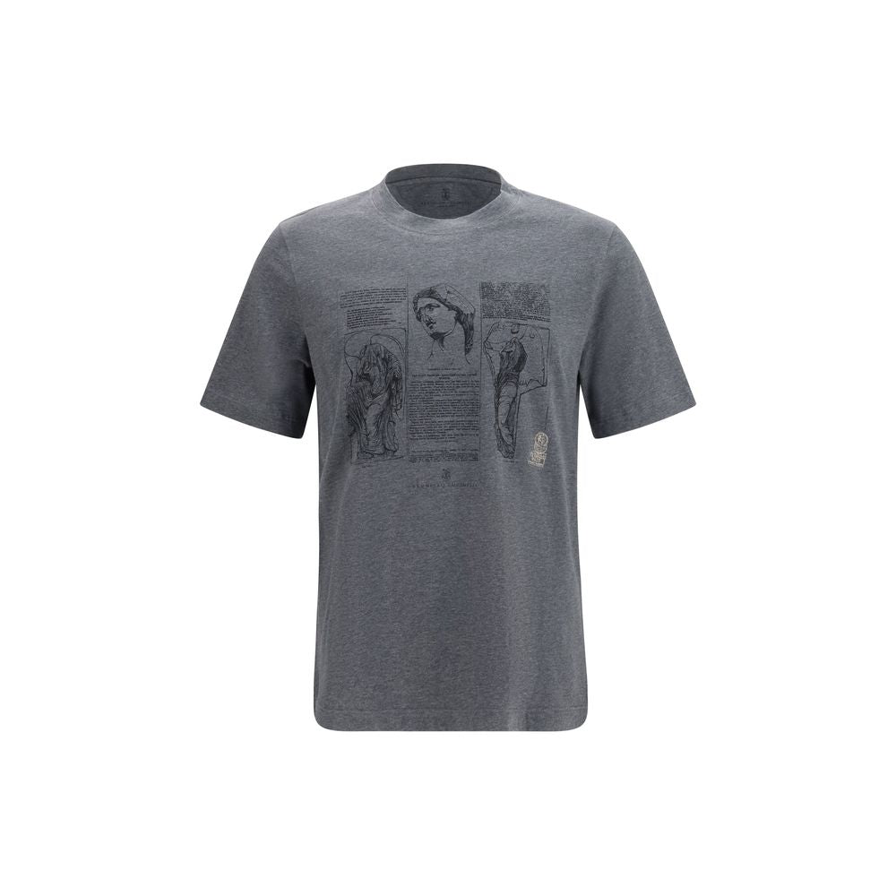 Gray Cotton T-Shirt