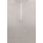 Beige Cotton Sweatshirt