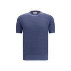 Blue Linen T-Shirt