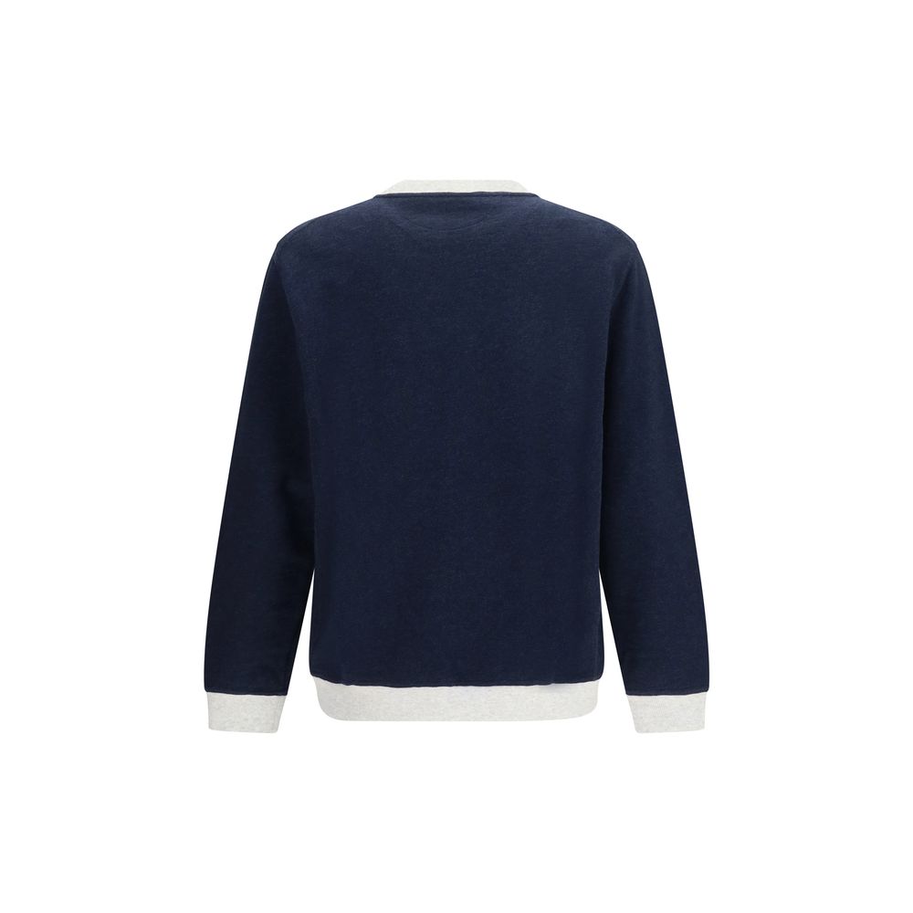 Blue Cotton Sweatshirt