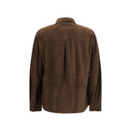 Brown Calf Leather Bos Taurus Shirt