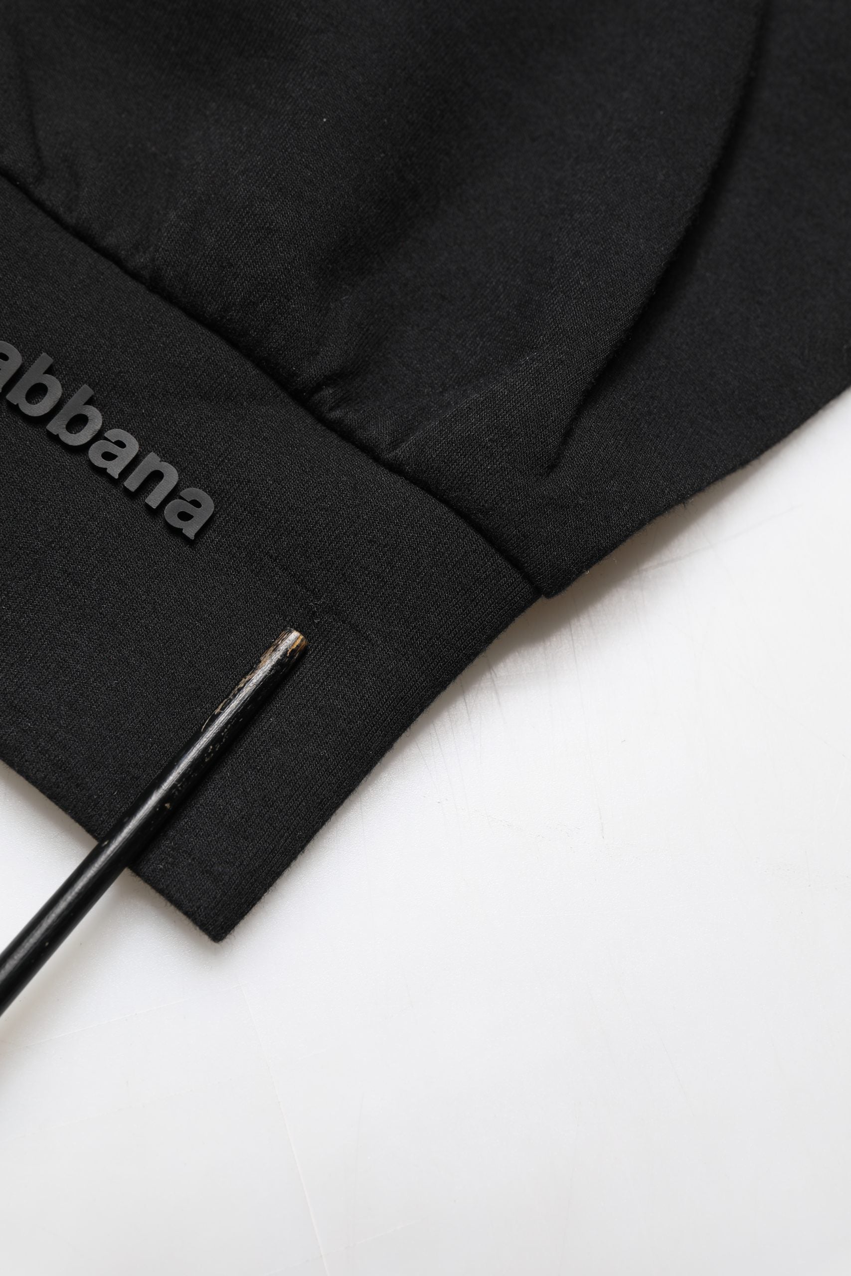 Black Cotton DG Men CrewNeck Pullover Sweater