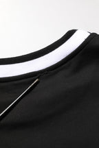 Black DGLogo Print Cotton Sweatshirt Sweater