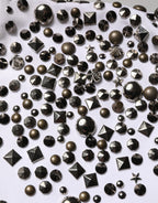 White Rhinestones Sleeveless Round Neck T-shirt