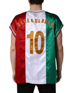 Multicolor Italian DG Logo Crew Neck T-shirt