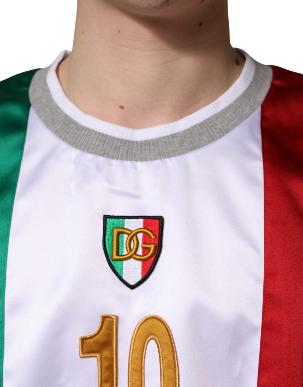 Multicolor Italian DG Logo Crew Neck T-shirt