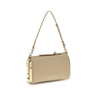 Beige Calf Leather Bos Taurus Shoulder Bag