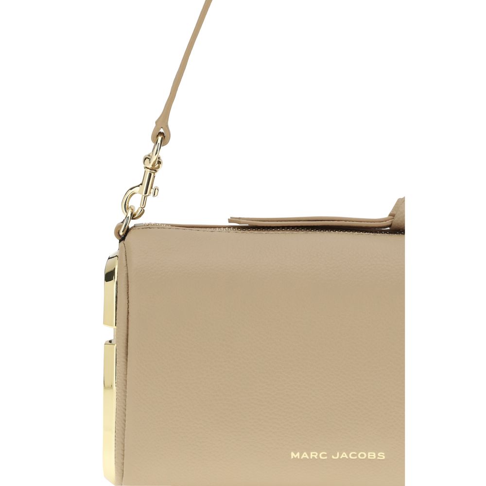 Beige Calf Leather Bos Taurus Shoulder Bag