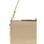 Beige Calf Leather Bos Taurus Shoulder Bag