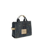 Blue Cotton Shoulder Bag