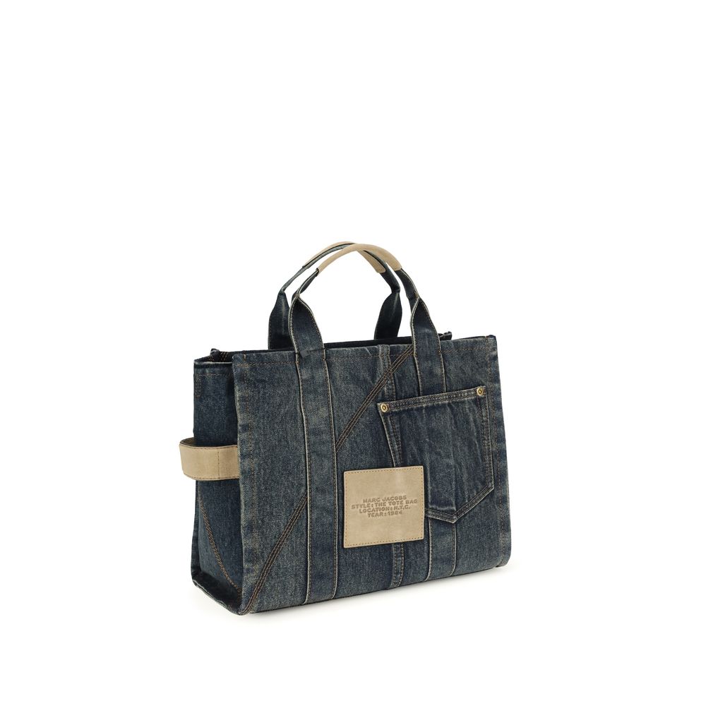 Blue Cotton Shoulder Bag