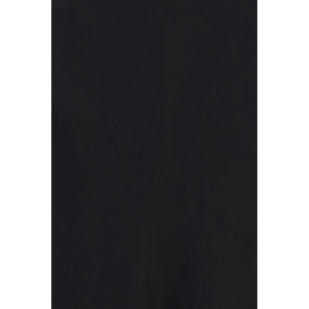 Black Viscose Casual Dress