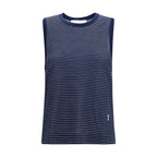 Blue Cotton Tank Tops