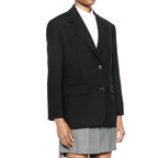 Black Virgin Wool Blazer
