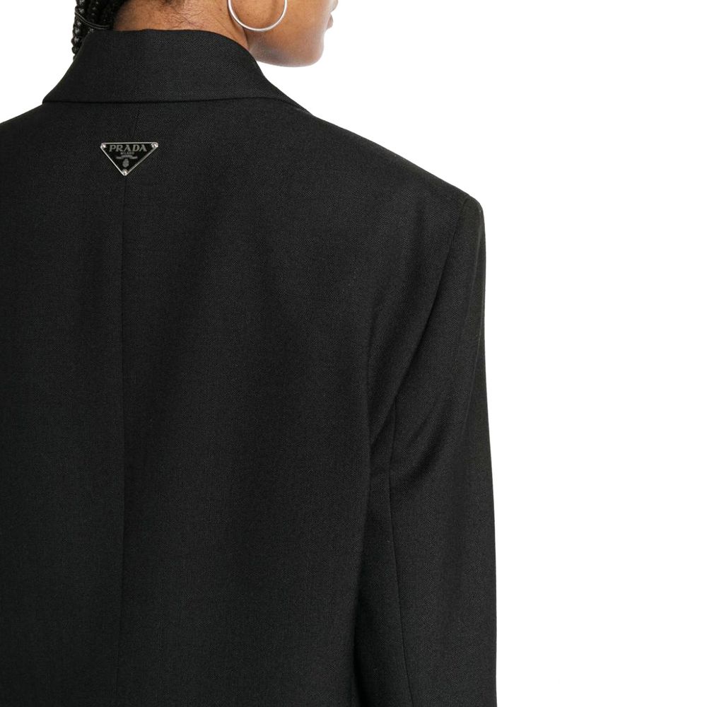Black Virgin Wool Blazer