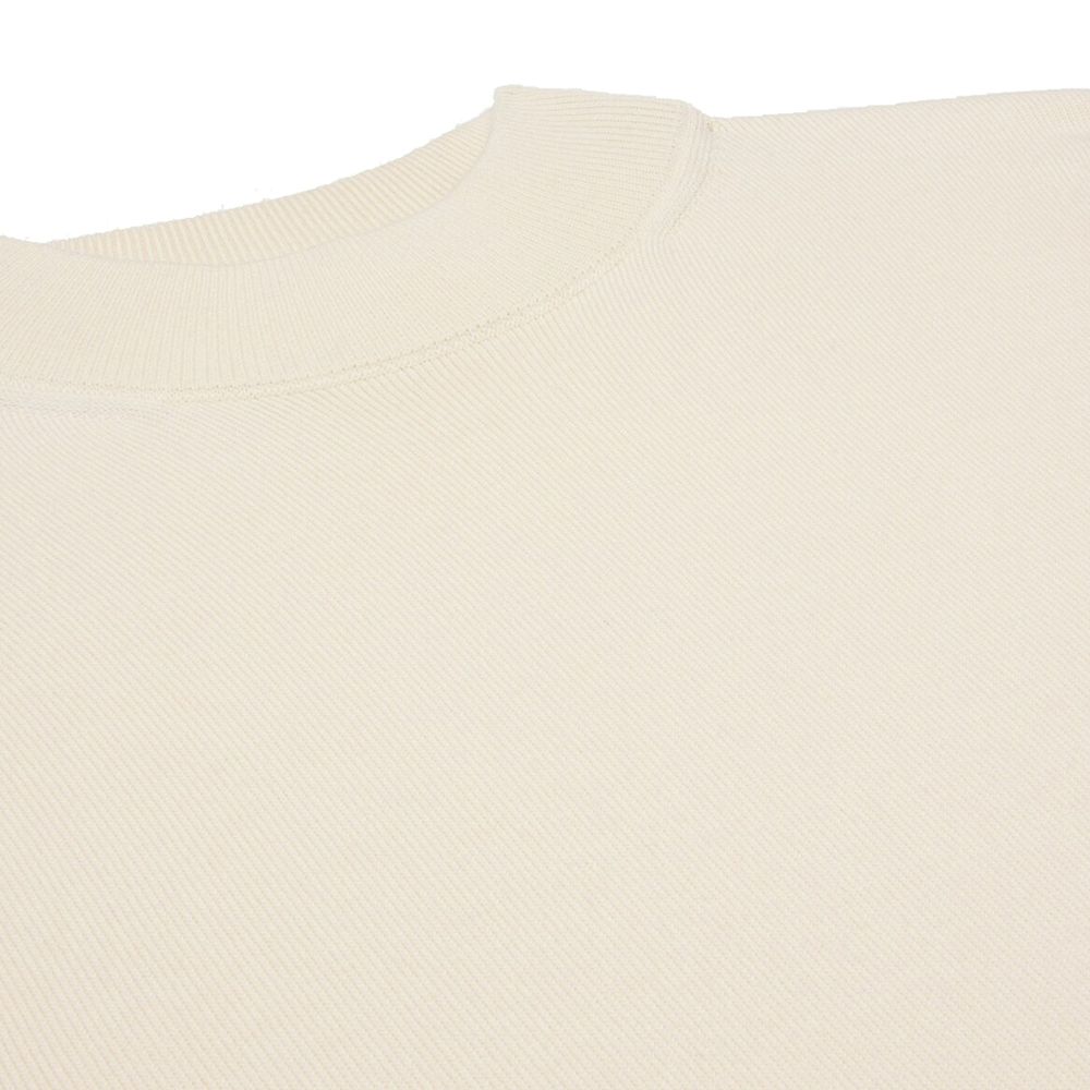 White Elastane Sweatshirt