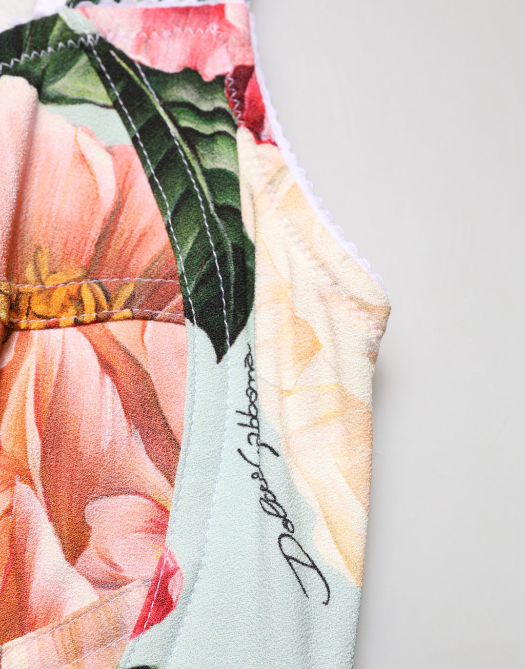 Multicolor Floral Print Viscose Sheath Dress