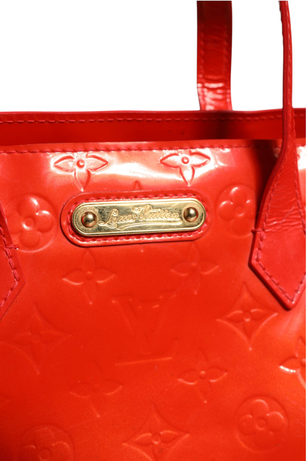 Red Monogram Vernis Wilshire PM