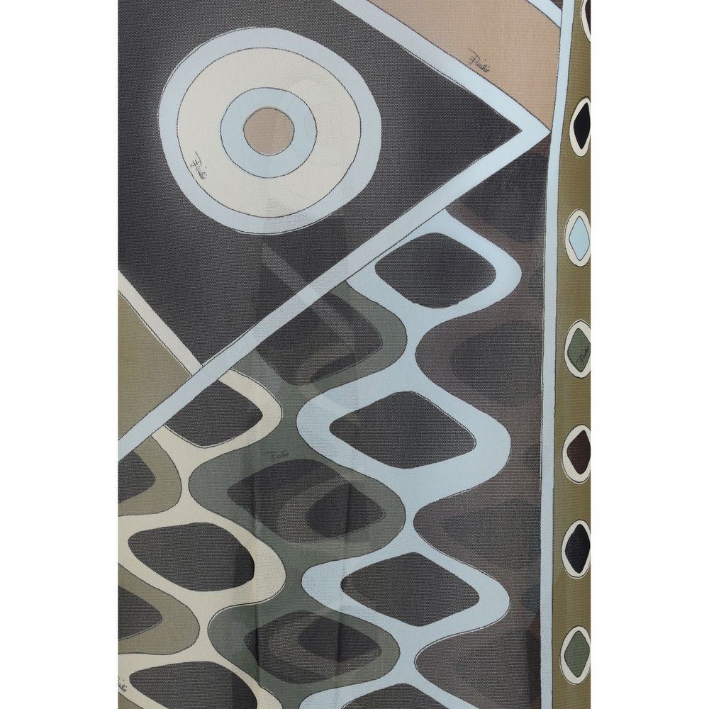 Bicolor Polyamide Long Skirt