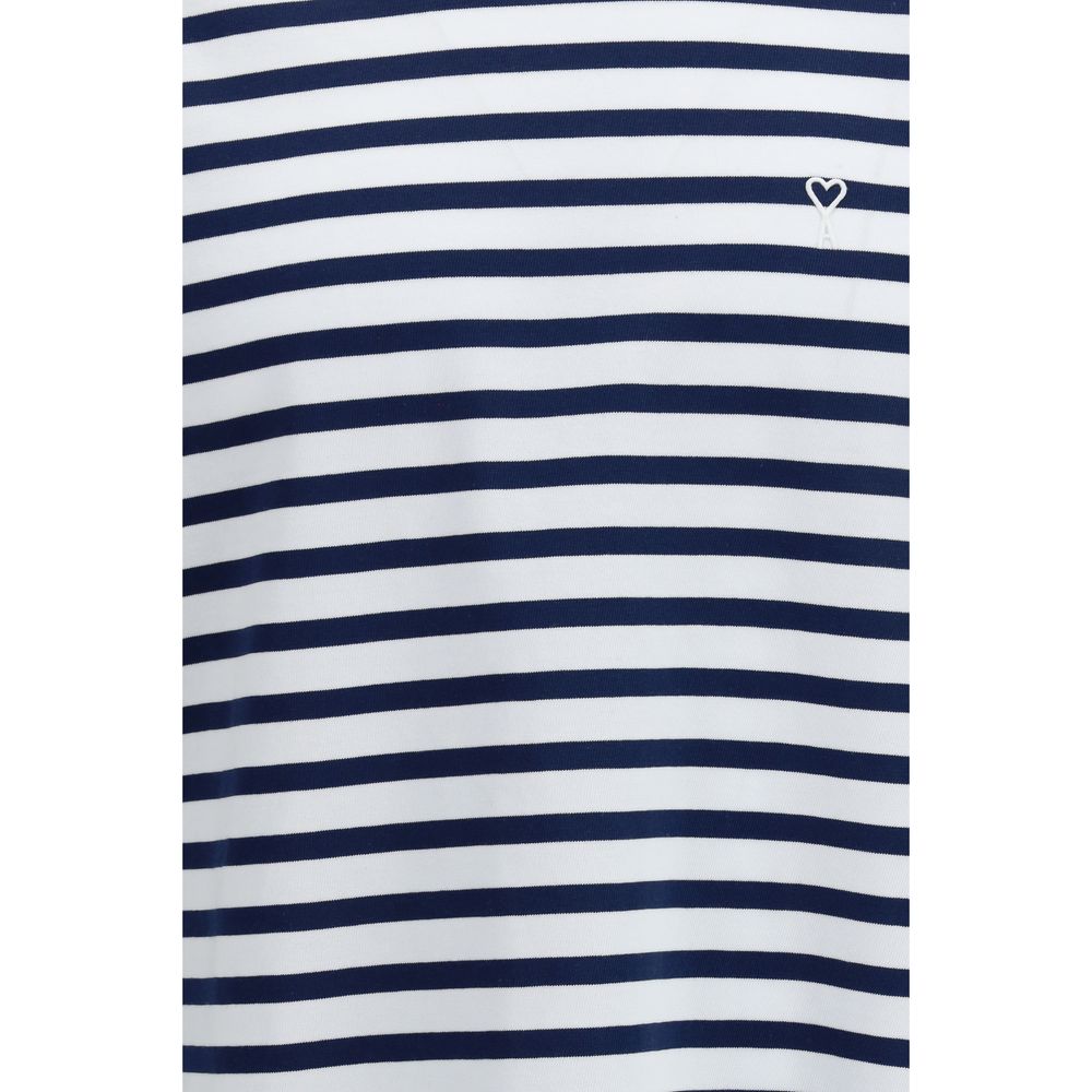 Blue Cotton Long Sleeve T-Shirt