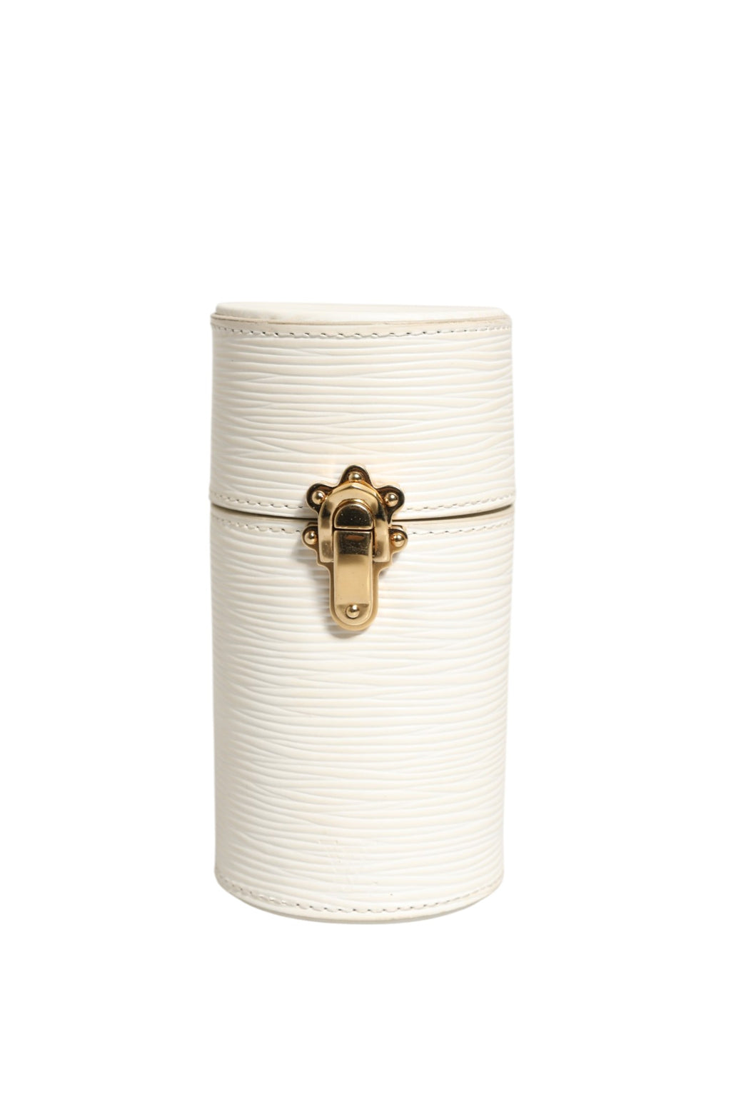 Travel Case White Epi Leather