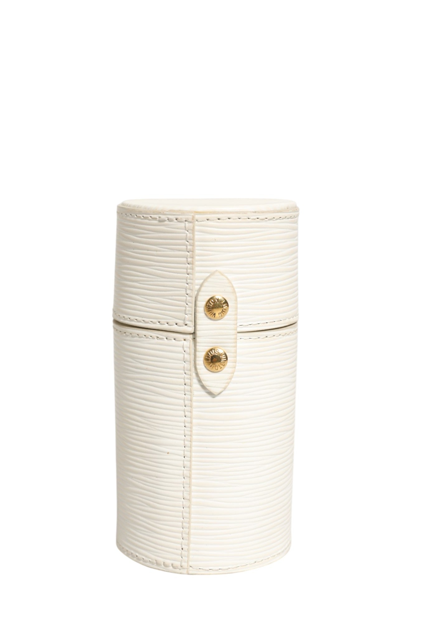 Travel Case White Epi Leather