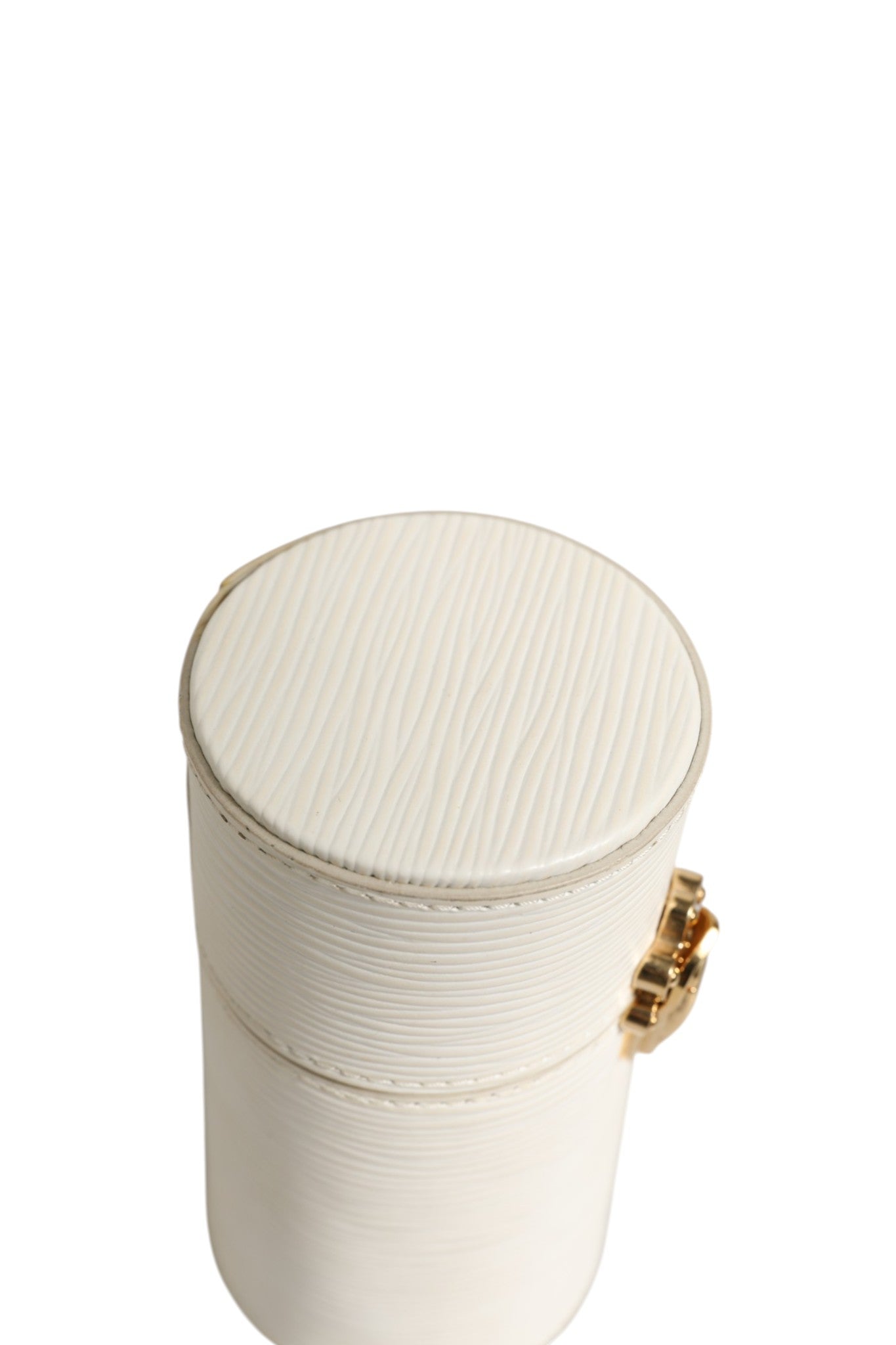 Travel Case White Epi Leather