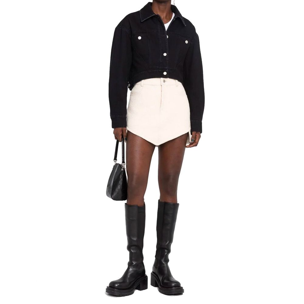 Black Cotton Denim Jacket