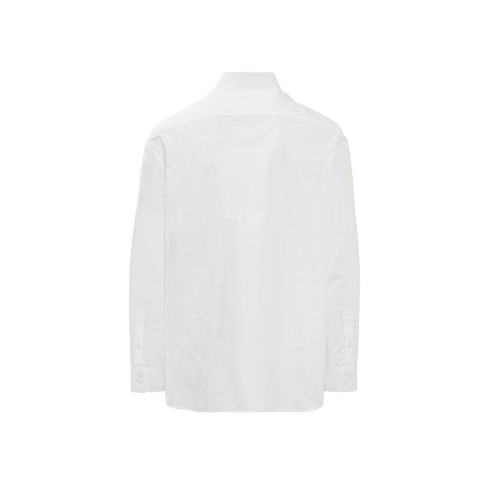 White Cotton Dress Shirt