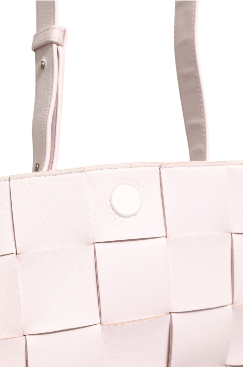 Pink Intrecciato Cassette Shoulder Bag