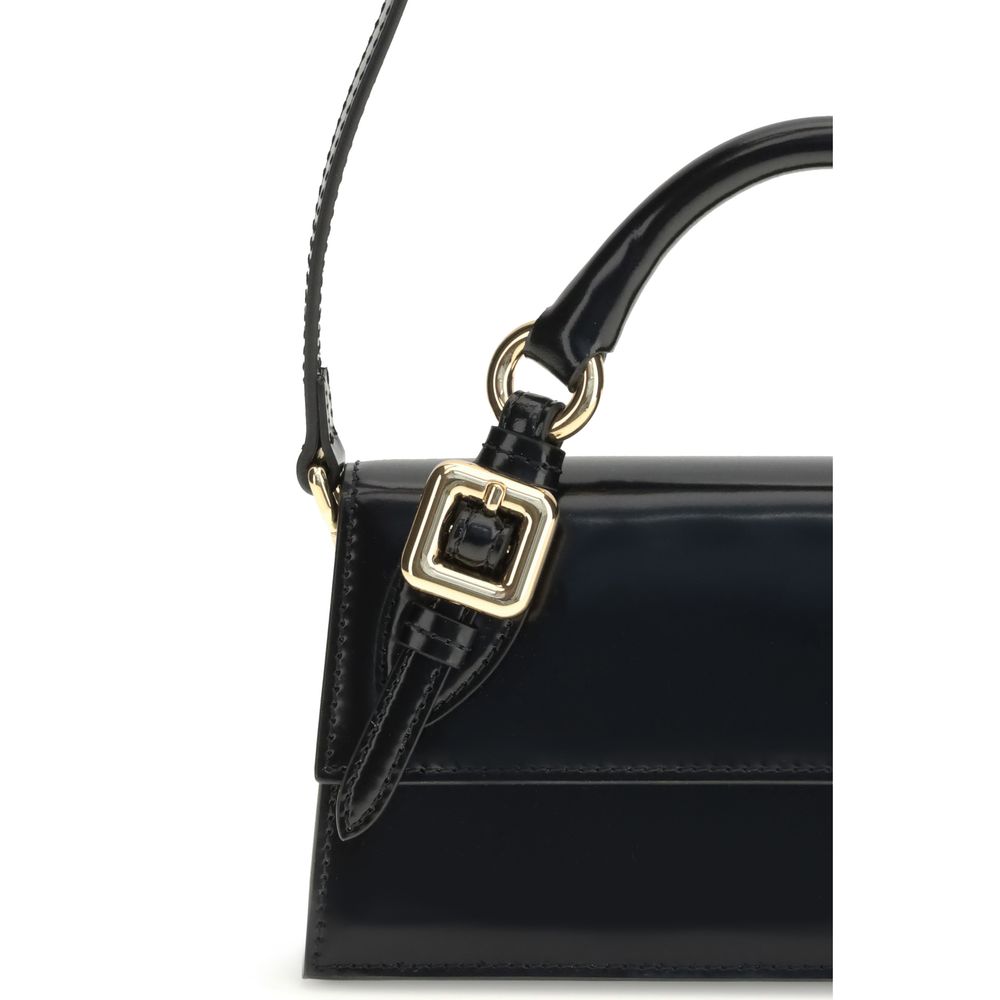 Black Calf Leather Bos Taurus Handbag