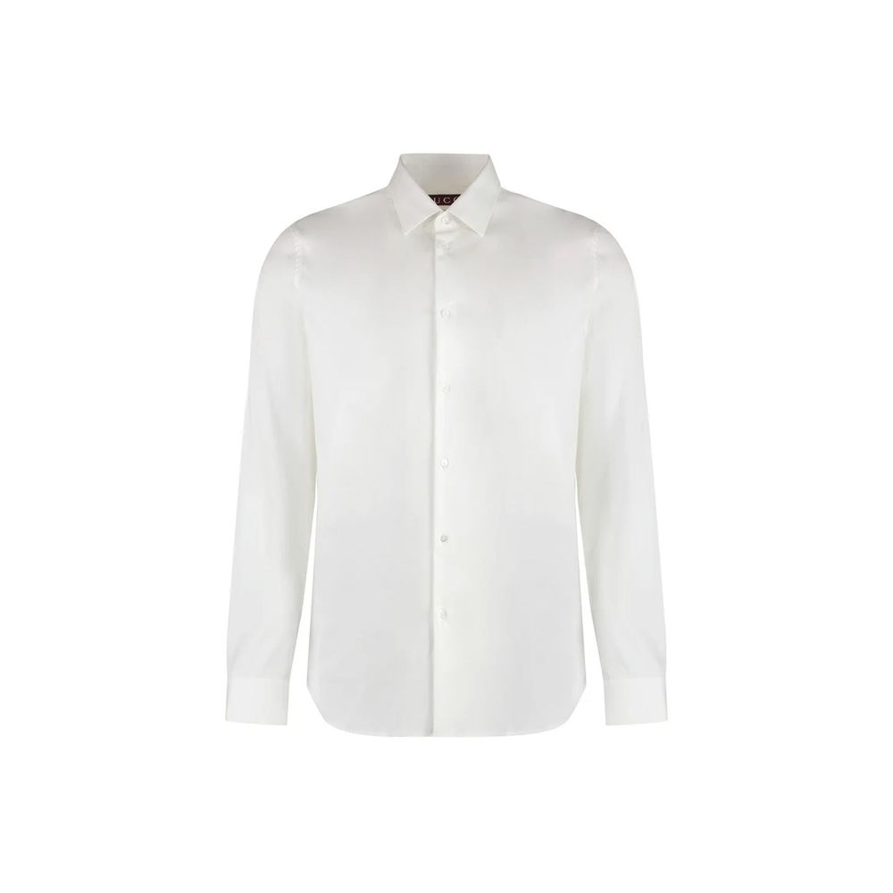 White Cotton Dress Shirt
