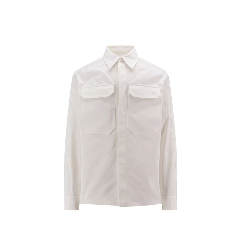 White Cotton Dress Shirt