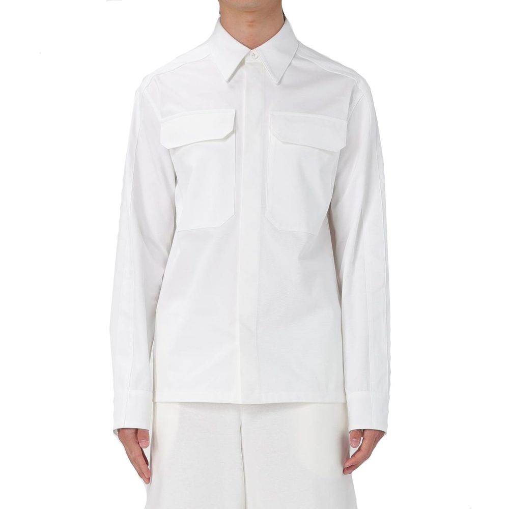 White Cotton Dress Shirt