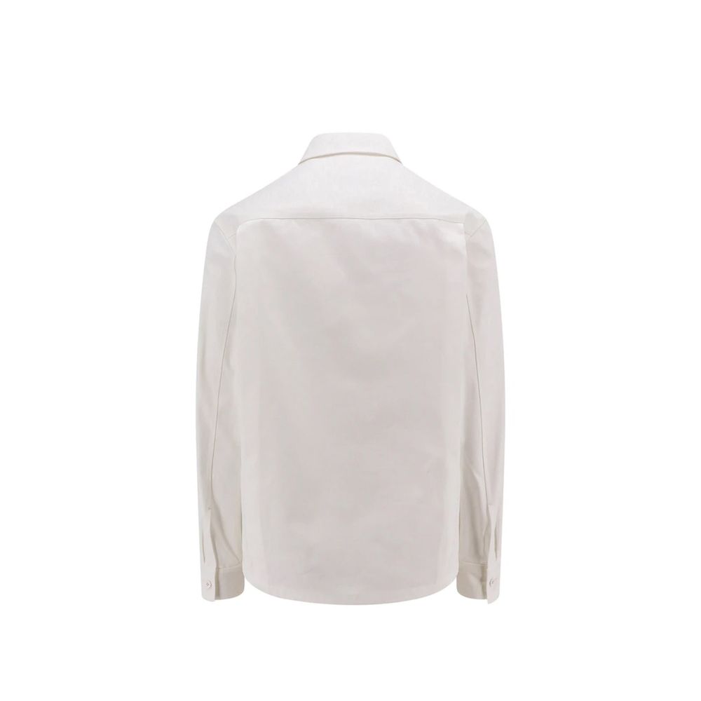White Cotton Dress Shirt