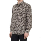 Bicolor Cotton Pattern Shirt