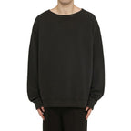 Black Cotton Sweatshirt