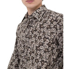 Bicolor Cotton Pattern Shirt