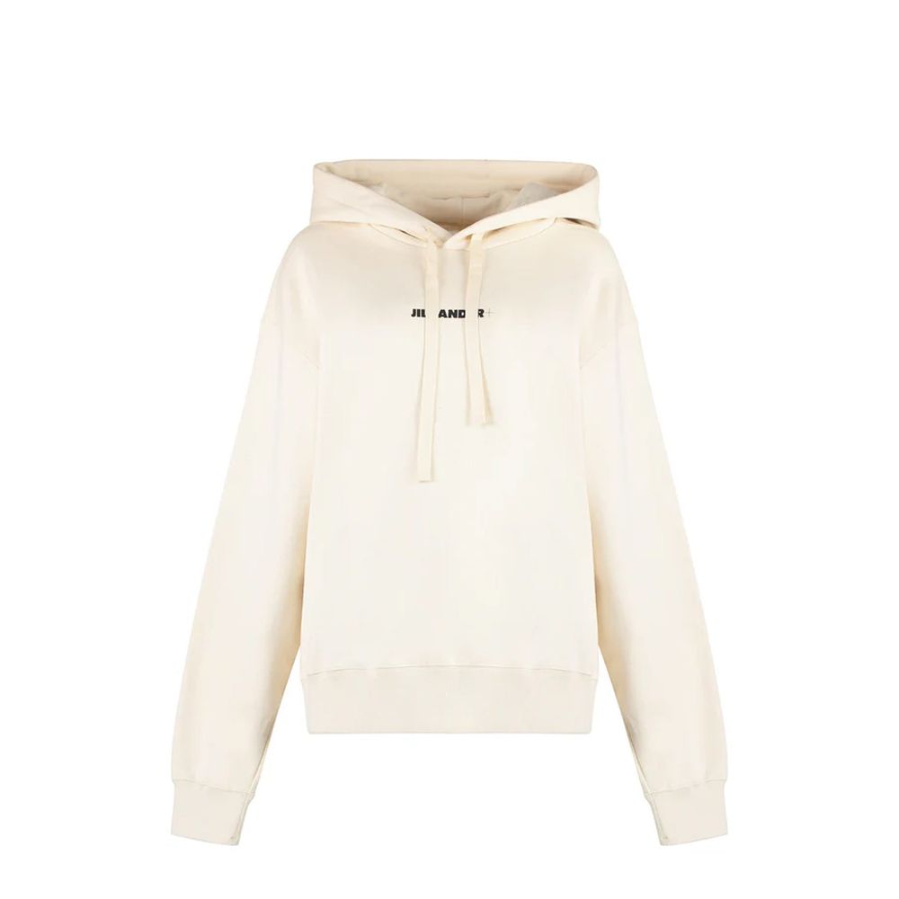 White Cotton Sweatshirt