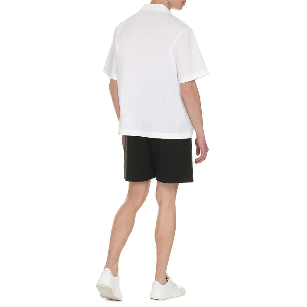 White Cotton Shortsleeve Shirt