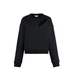 Black Cotton Sweatshirt