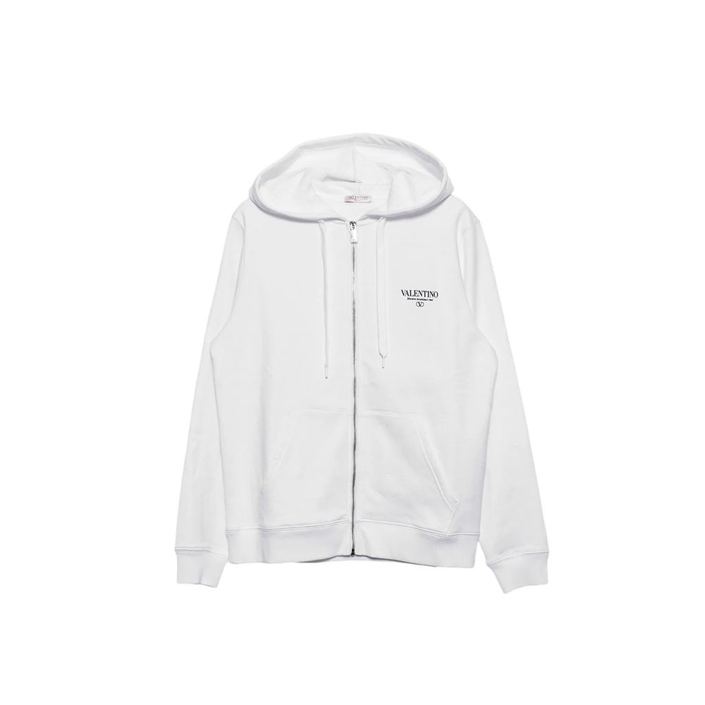 White Cotton Sweatshirt